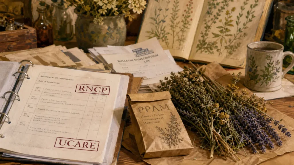 Formation plantes médicinales cpf : vérifier RNCP et UCARE