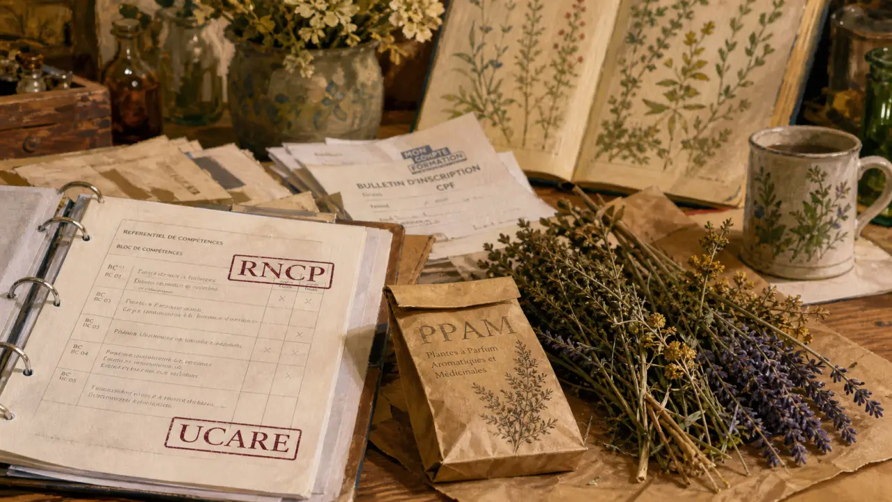 Formation plantes médicinales cpf : vérifier RNCP et UCARE