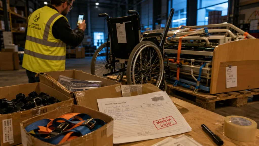 Association de récupération de matériel médical : donner, trier et reconditionner sans risque
