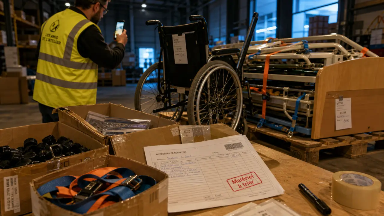 Association récupération matériel médical : tri et reconditionnement sécurisé du matériel médical