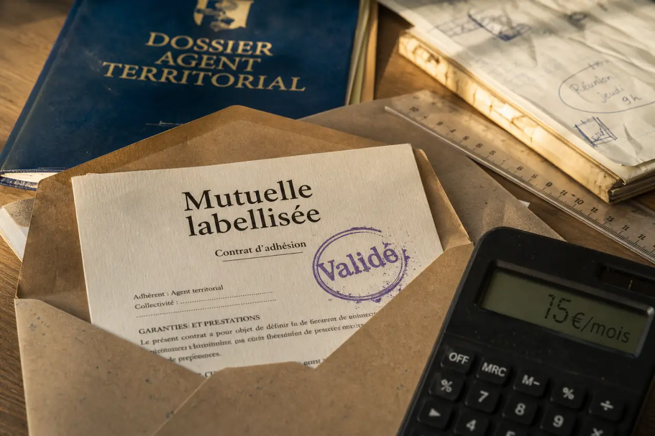 Contrat mutuelle labellisé : enveloppe, validé, budget 15€/mois