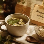 Gastrite remèdes naturels : infusion camomille, mélisse et guimauve apaisant l’estomac