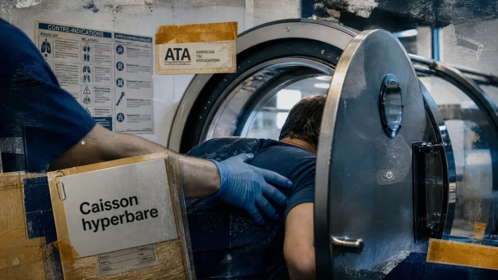 Les bienfaits du caisson hyperbare : chambre hyperbare médicale, patient et soignant
