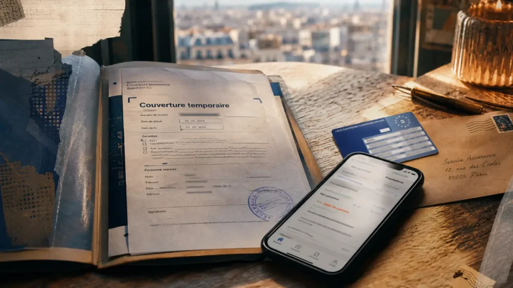 Mutuelle temporaire : portabilité et carence à vérifier