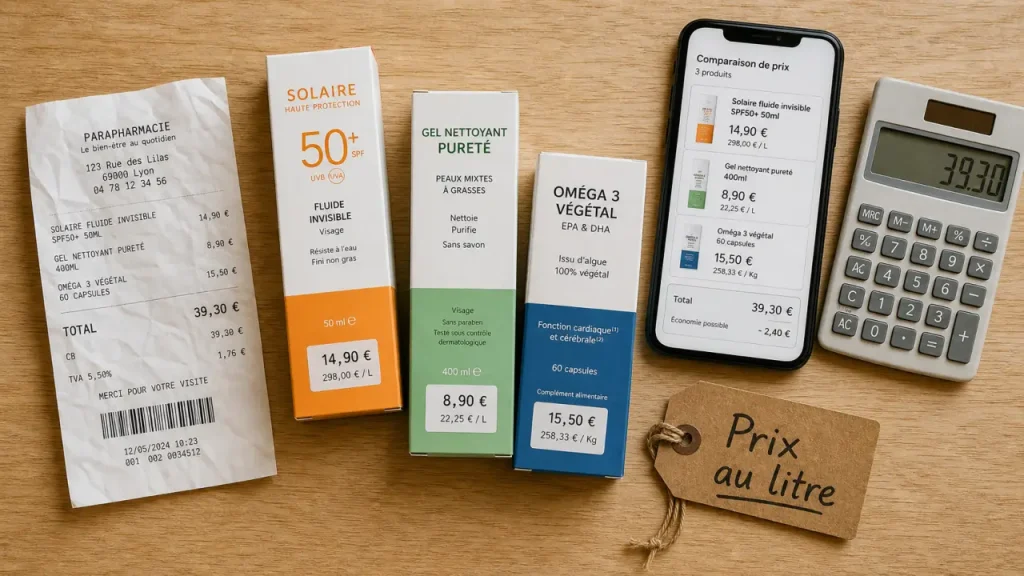 Pharmacie la moins chere : comparer les prix sur le panier et le produit