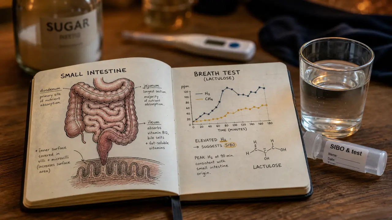 SIBO symptomes traitement : test d’haleine