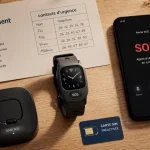 Bracelet alarme personne âgée sans abonnement avec bouton SOS