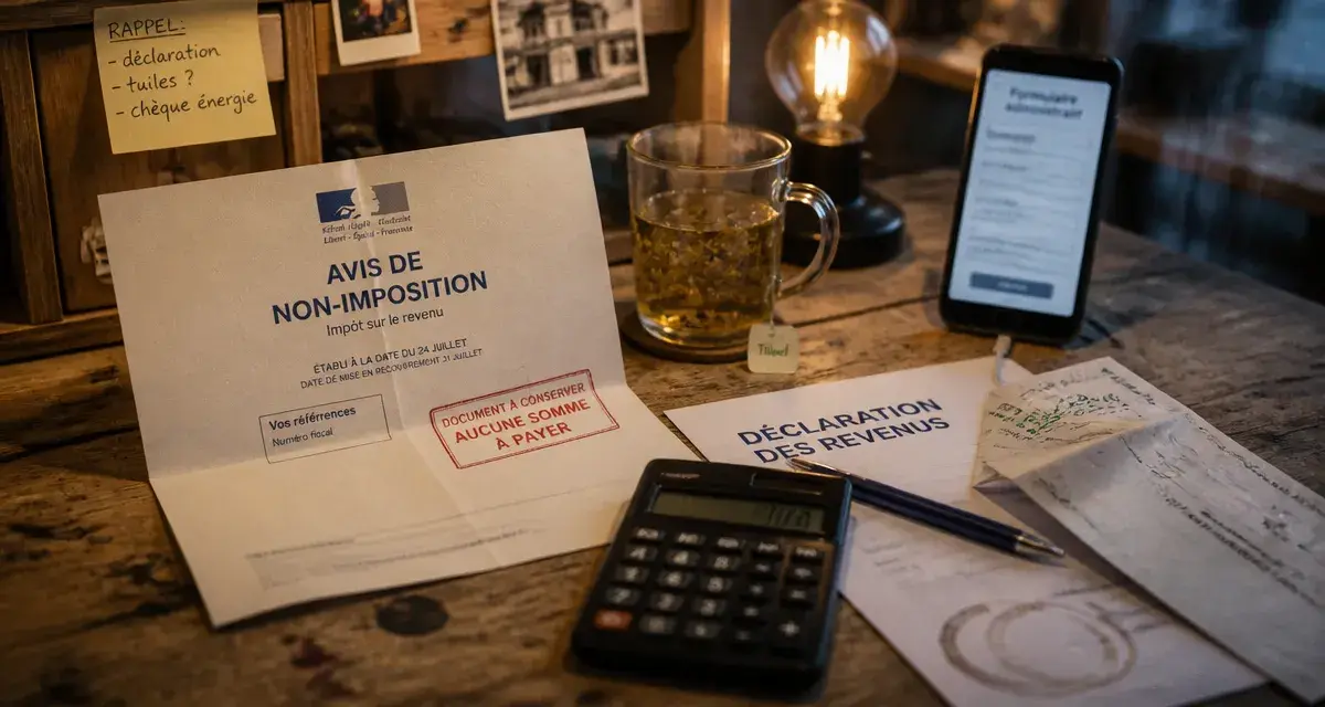 Quelles aides pour les retraités non imposables : avis de non-imposition et chèque énergie