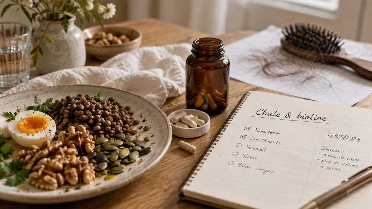 Vitamines cheveux qui tombent : bilan et carence