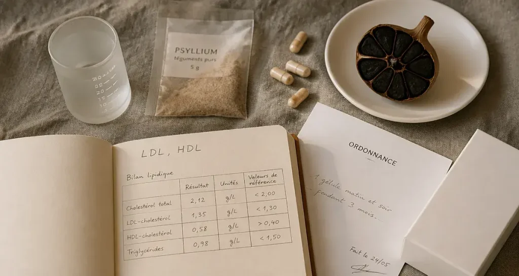 Complément alimentaire cholestérol et bilan lipidique : LDL HDL