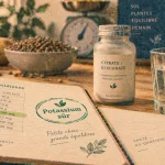 Complément alimentaire potassium : fiole et eau, focus potassium élémentaire avant le sel
