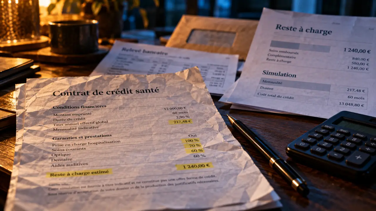 Crédit santé : petite mensualité, financement coûteux