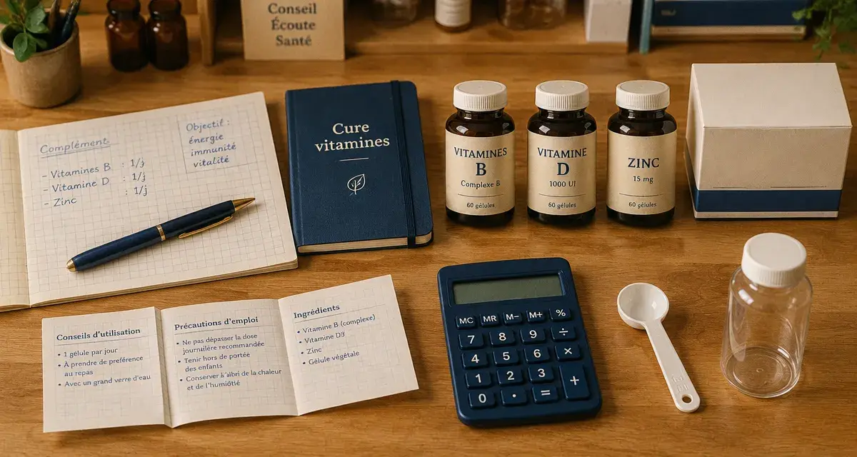 Cure vitamines en pharmacie : éviter les cumuls et dépasser les doses