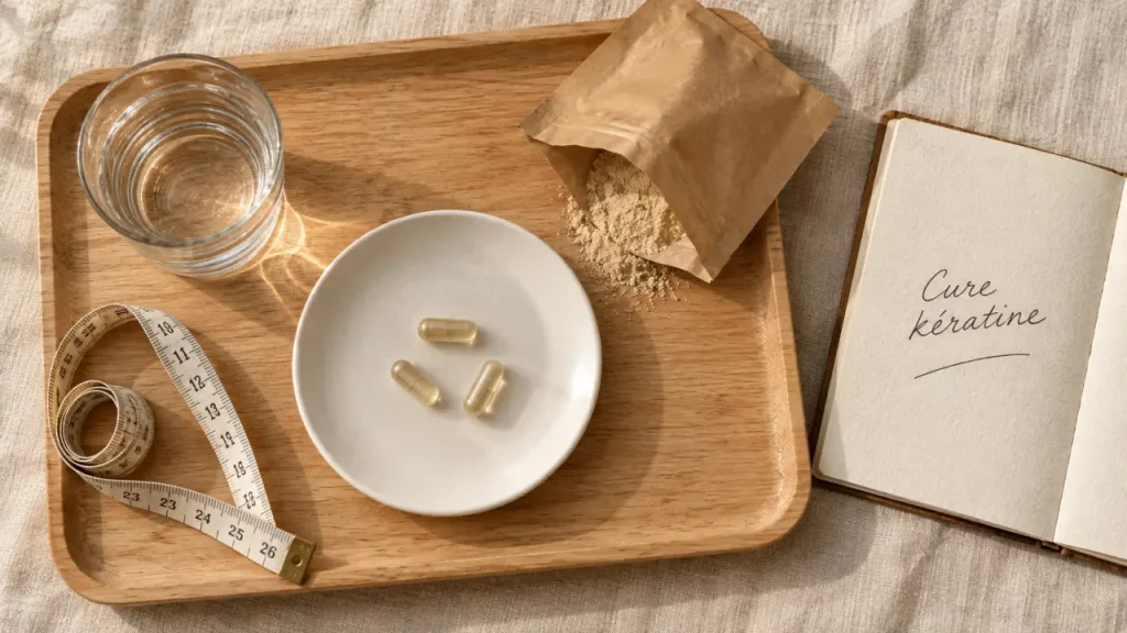 Kératine en complément alimentaire : un soutien pour la casse, pas un remède miracle contre la chute