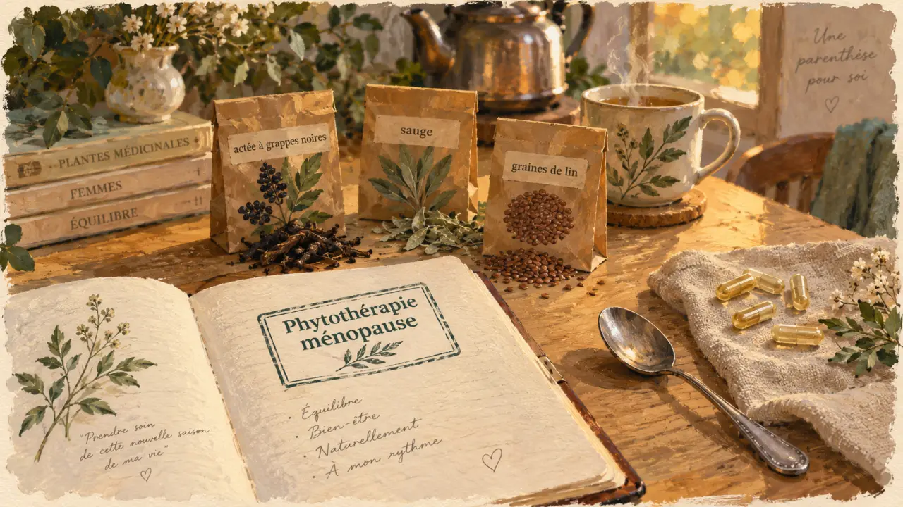 Phytothérapie ménopause : plantes et gélules contre les bouffées de chaleur